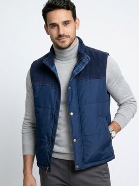 Brooks Brothers Corduroy Quilted Vest.